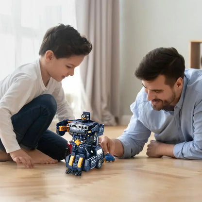 ROBOCAR – Transforming Police Car Robot with Lights & Sound