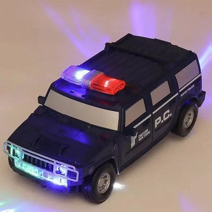 ROBOCAR – Transforming Police Car Robot with Lights & Sound