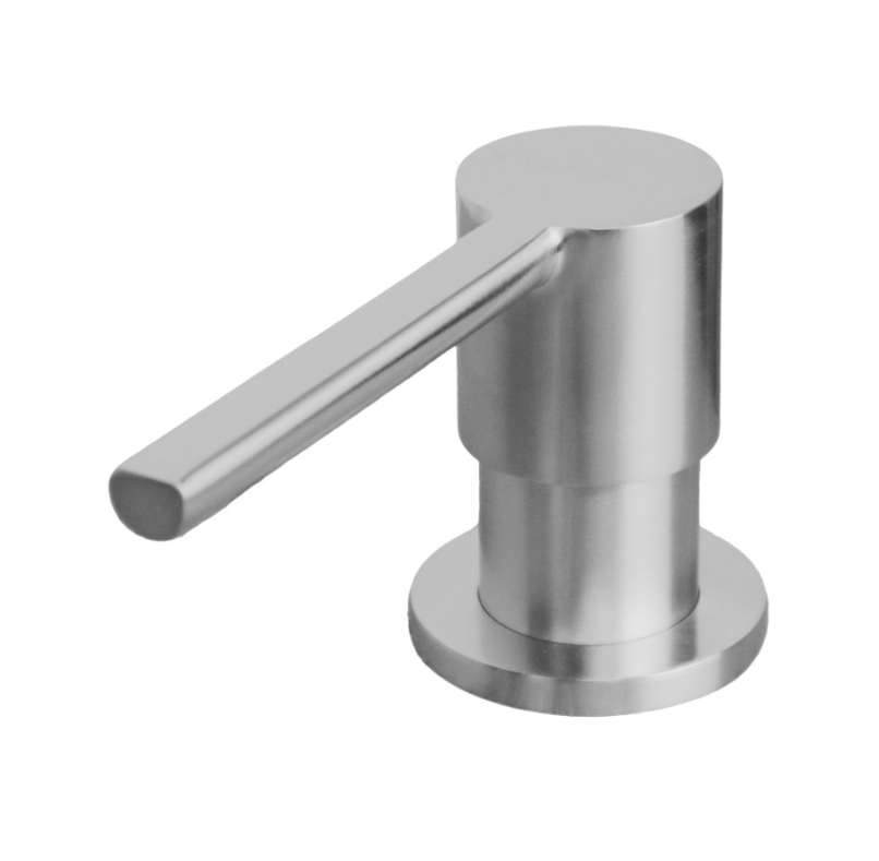 Stainless Steel Soap Dispenser - Modern Round Design - Top-Fill System - Ideal for Kitchen and Bathroom Use 1