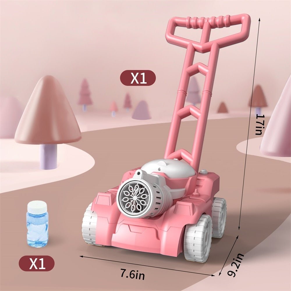 BUBBLEMOWER – Bubble-Blowing Lawn Mower for Outdoor Fun