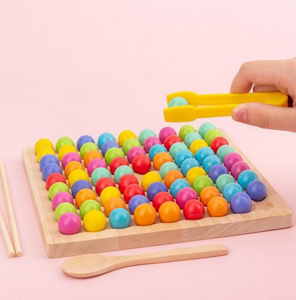 BEADWISE – Montessori Wooden Bead Set for Fine Motor & Creative Play