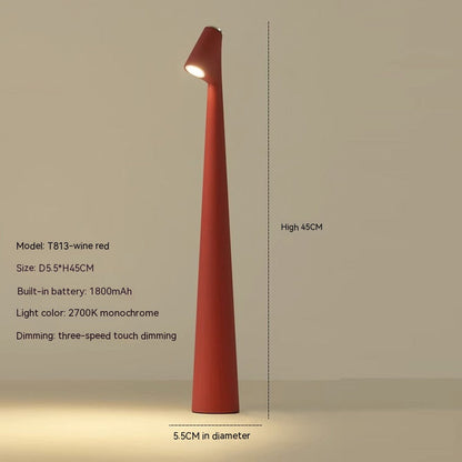 Atmos LED Metalen Tafellamp - Draadloos Oplaadbaar Licht met Dimbare Warm Witte LED | Draagbare Binnen- & Buitenverlichting