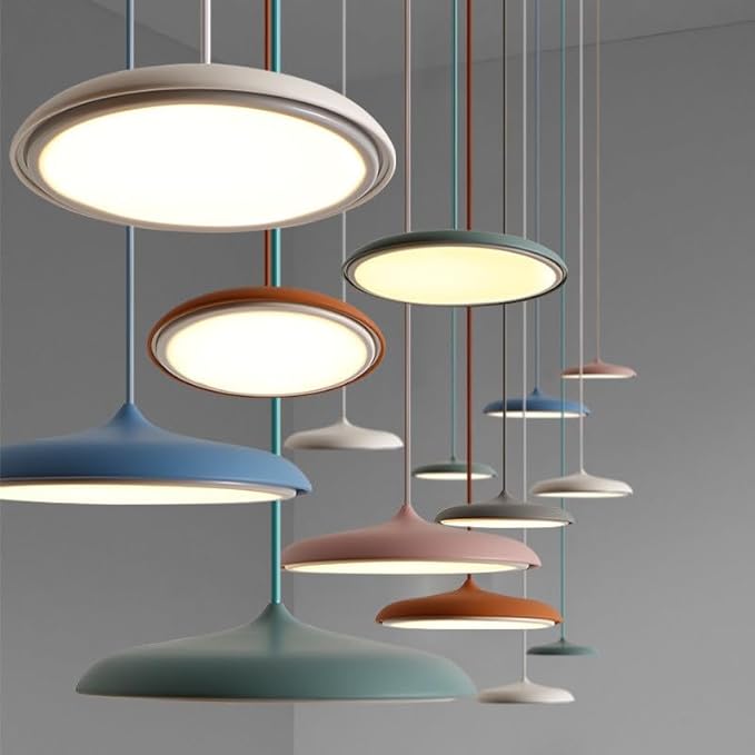 Moderne Hanglamp - Dimbare LED Plafondlamp met Minimalistisch Ontwerp | In hoogte verstelbaar, energiezuinig voor eetkamer, woonkamer en kantoor