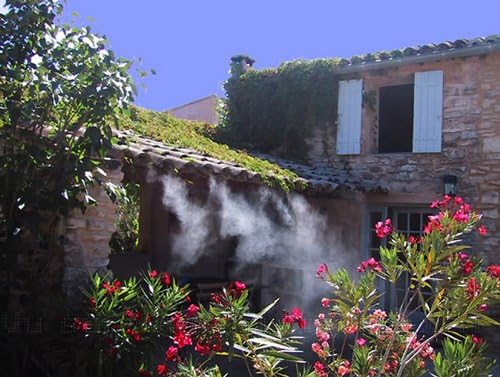 AquaCool Besproeiingssysteem - Besproeiings- en Besproeiingsset voor Buiten | Efficiënte koeling en plantenirrigatie voor patio's, balkons en gazons