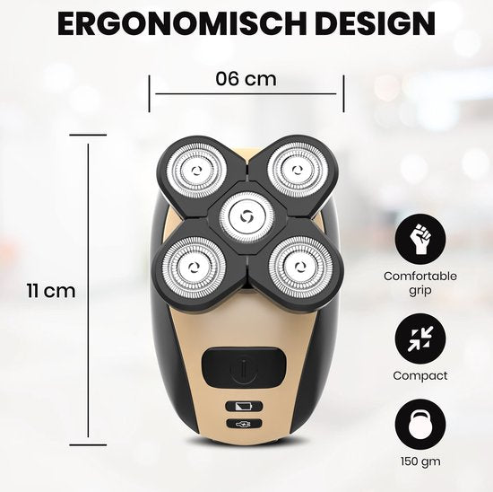 5-IN-1 RAZOR – Electric shaver for smooth & skin-friendly care in just 90 seconds
