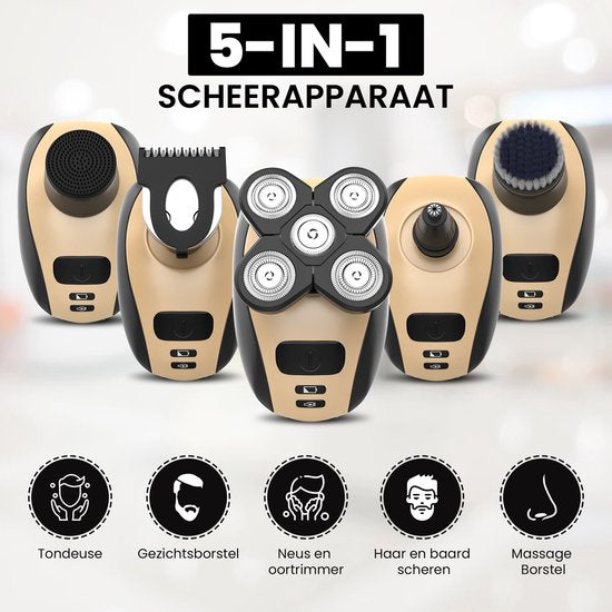 5-IN-1 RAZOR – Electric shaver for smooth & skin-friendly care in just 90 seconds