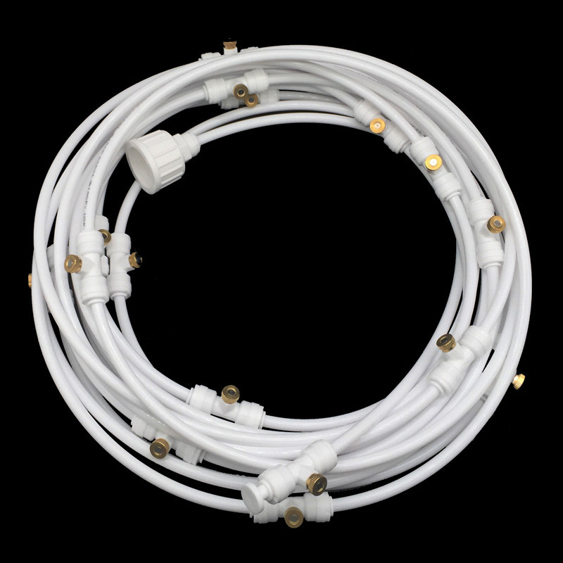 AquaCool Besproeiingssysteem - Besproeiings- en Besproeiingsset voor Buiten | Efficiënte koeling en plantenirrigatie voor patio's, balkons en gazons
