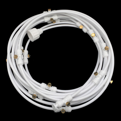 AquaCool Besproeiingssysteem - Besproeiings- en Besproeiingsset voor Buiten | Efficiënte koeling en plantenirrigatie voor patio's, balkons en gazons