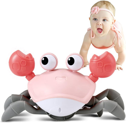 MOVEECRAB – Interactive crawling toy with music and lights for babies