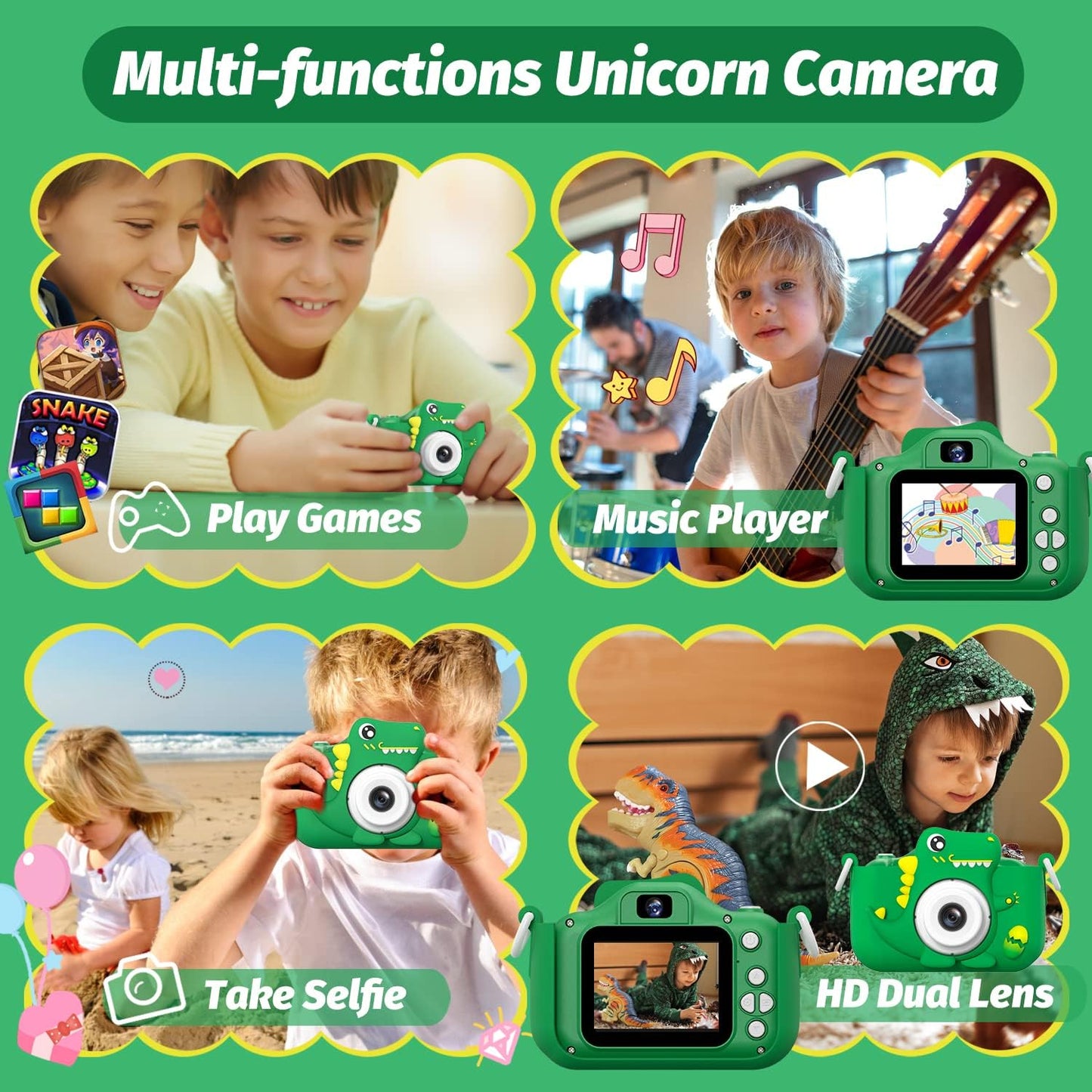 PHOTODINO CAMERA – Fun dino camera with HD resolution for creative kids