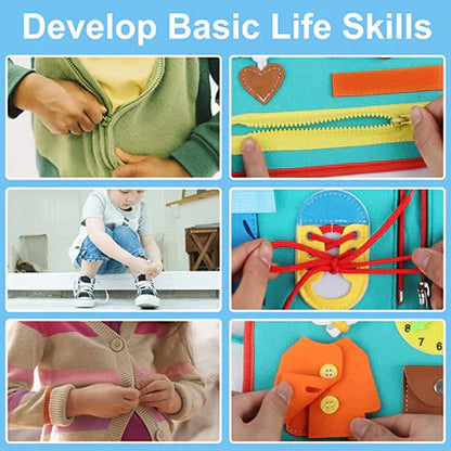 WONDERFOLIO – Montessori felt book for sensory play and early learning