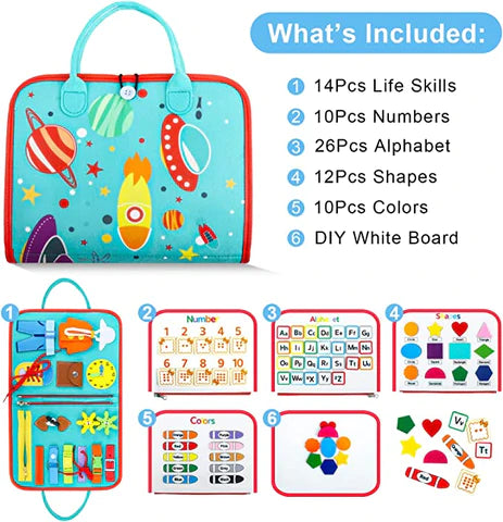 WONDERFOLIO – Montessori felt book for sensory play and early learning