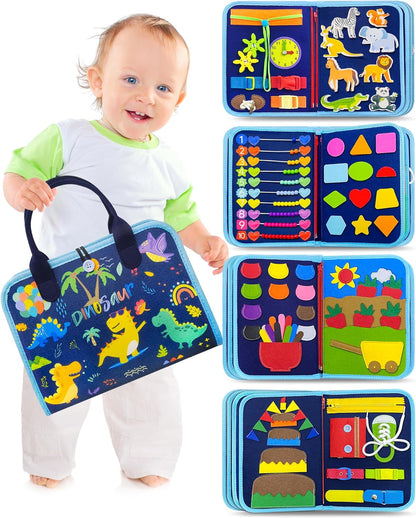 MINDZIP ACTIVITY BOARD – Montessori busy board for sensory motor skill development