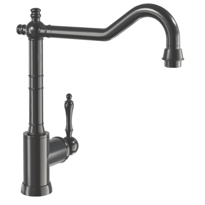 Avia 2.0 Kitchen Tap - High Arc Design - 277 mm Height - 35 mm Borehole - Brushed Steel Finish 7