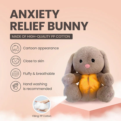SNUGGLEBUNNY SOOTHER – Calming Sleep Buddy with Breathing & Sounds