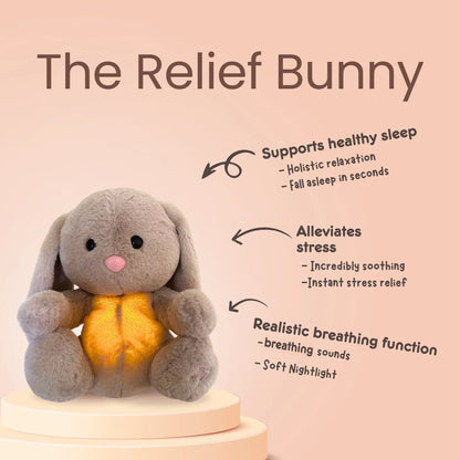 SNUGGLEBUNNY SOOTHER – Calming Sleep Companion with Light, Sound & Breathing Simulation