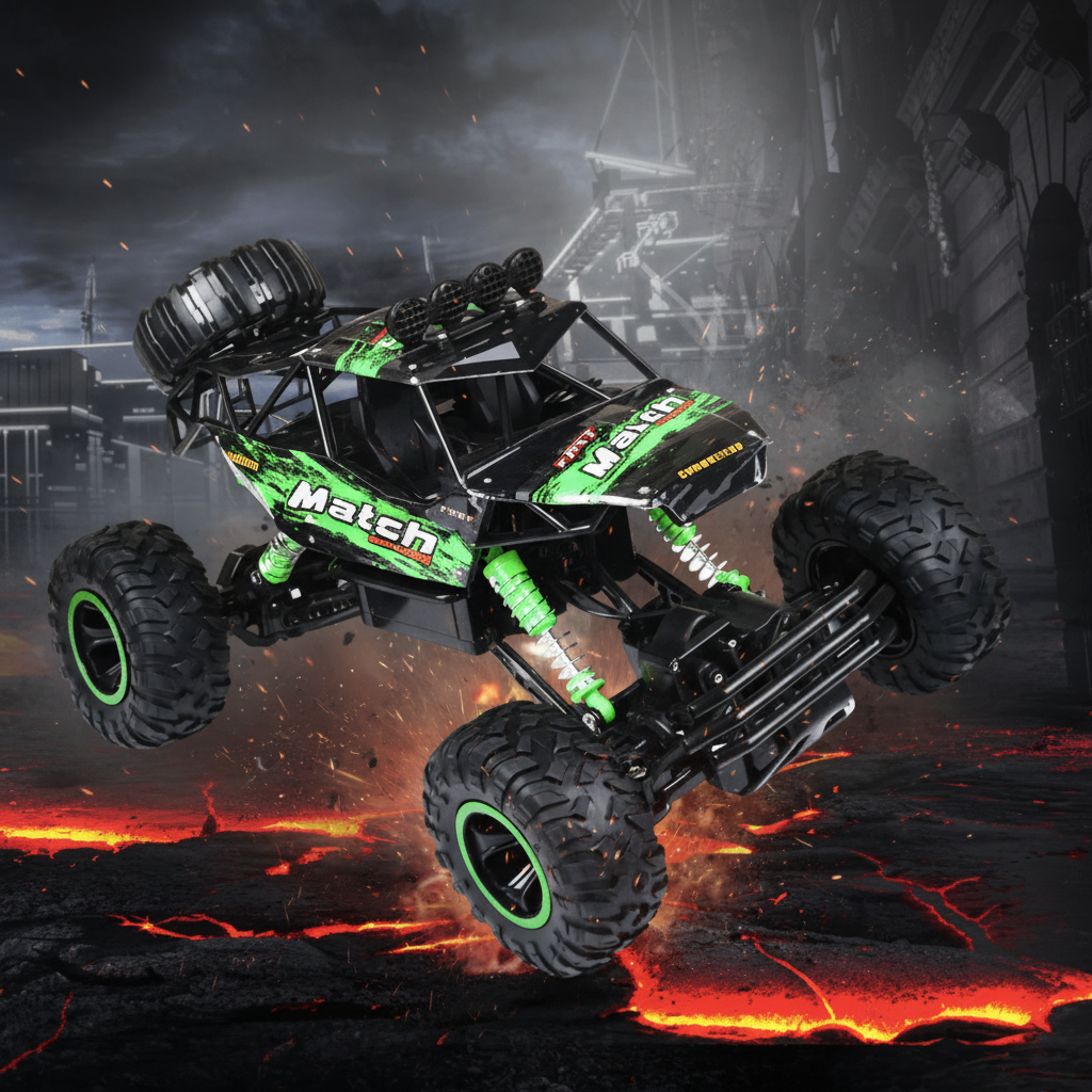 BeastTrek X4 - All-Terrain Remote Control Monster Truck with 4x4 Drive 3