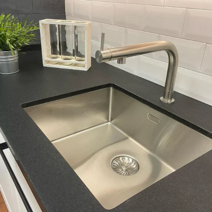 Stainless Steel Kitchen Sink - Model 540x440 - 540mm Width, 440mm Length, Versatile Installation Options 2