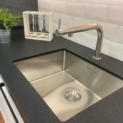 Stainless Steel Kitchen Sink - Model 540x440 - 540mm Width, 440mm Length, Versatile Installation Options 2