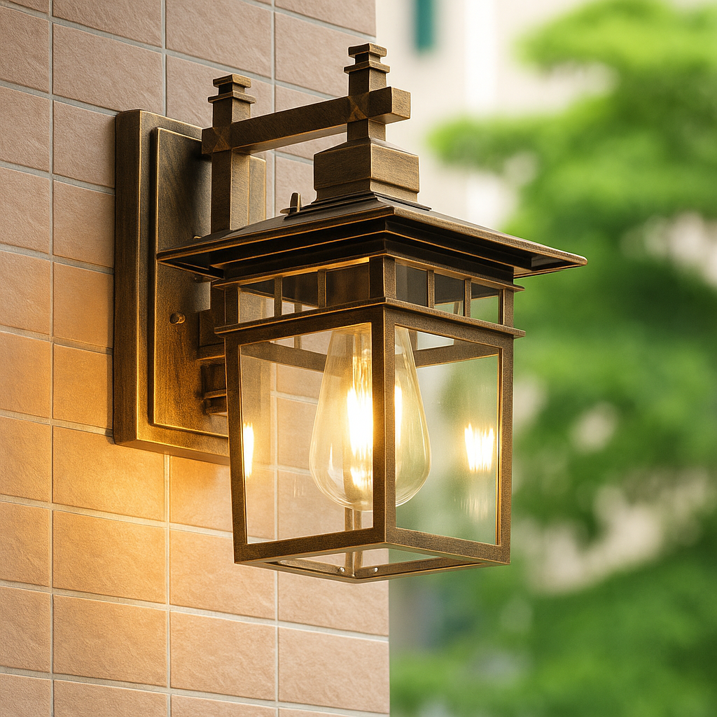 LAMPADA DA PARETE REGOLABILE PER ESTERNO - Luce resistente alle intemperie con testa inclinabile