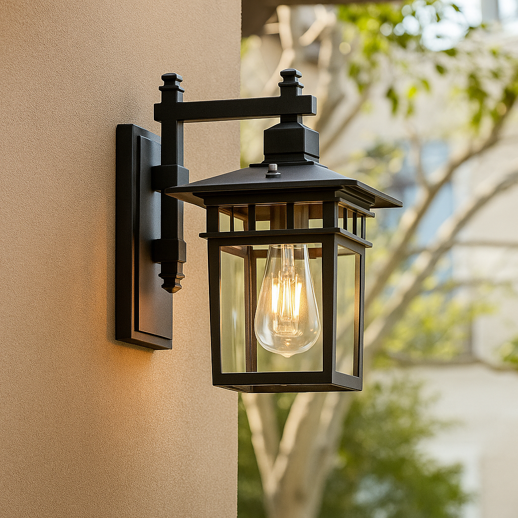 LAMPADA DA PARETE REGOLABILE PER ESTERNO - Luce resistente alle intemperie con testa inclinabile