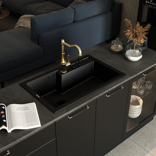 Alpha ASTER Soapdispenser Black