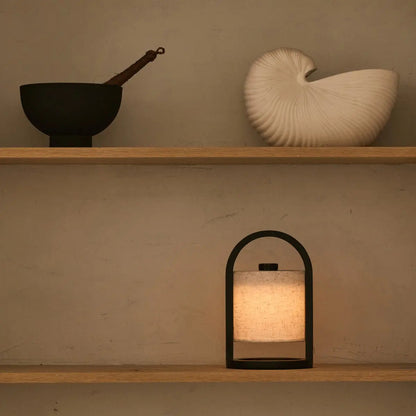 Lampada da tavolo senza fili Lumiwood - Luce LED ricaricabile in legno con 3 modalità e regolazione a sfioramento, portatile, design artigianale con durata della batteria di 100 ore