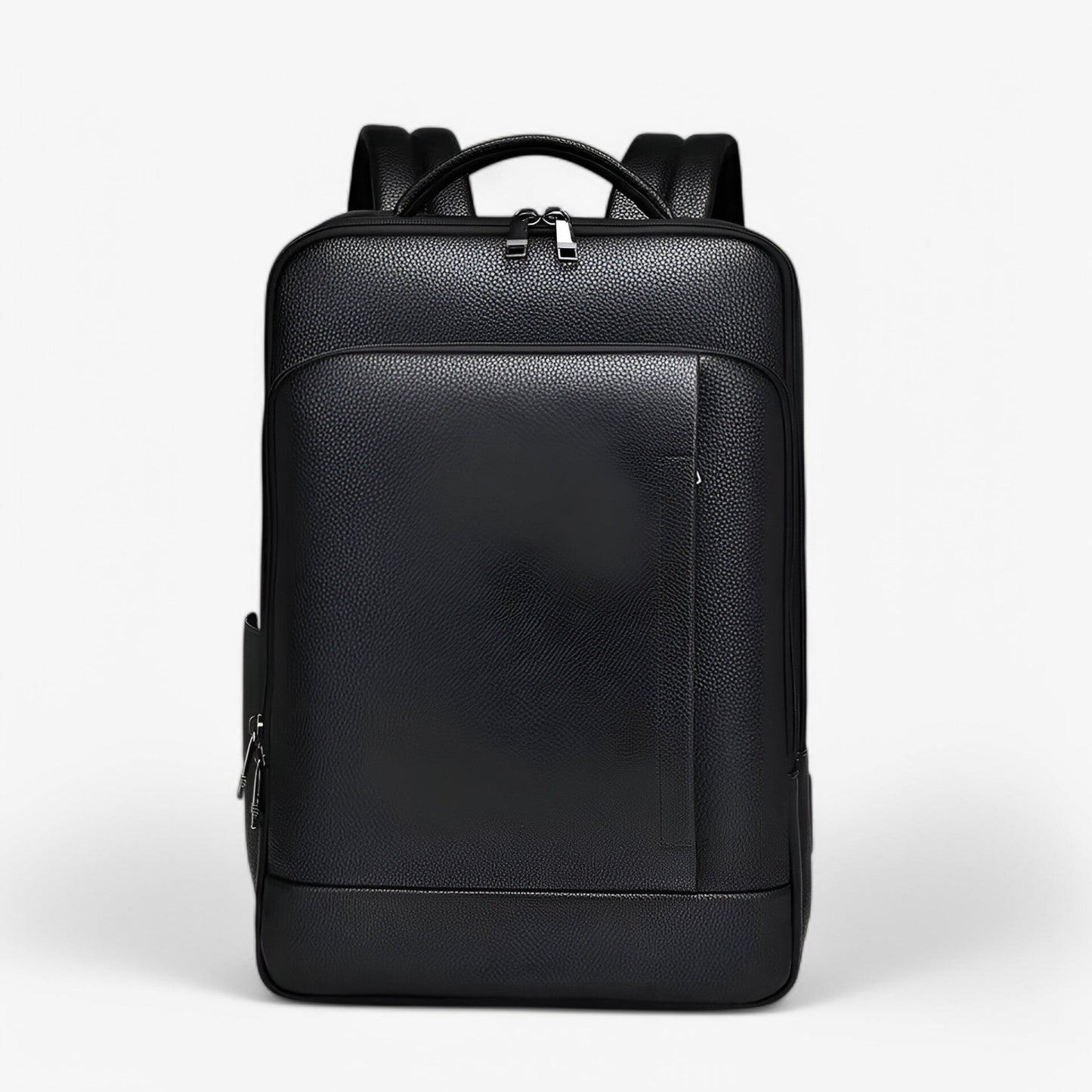 Elegant Leather Backpack with USB Port – Stylish Laptop Bag for Work & Travel | PU Leather, Softback, 15.6-Inch Capacity & Charging Function