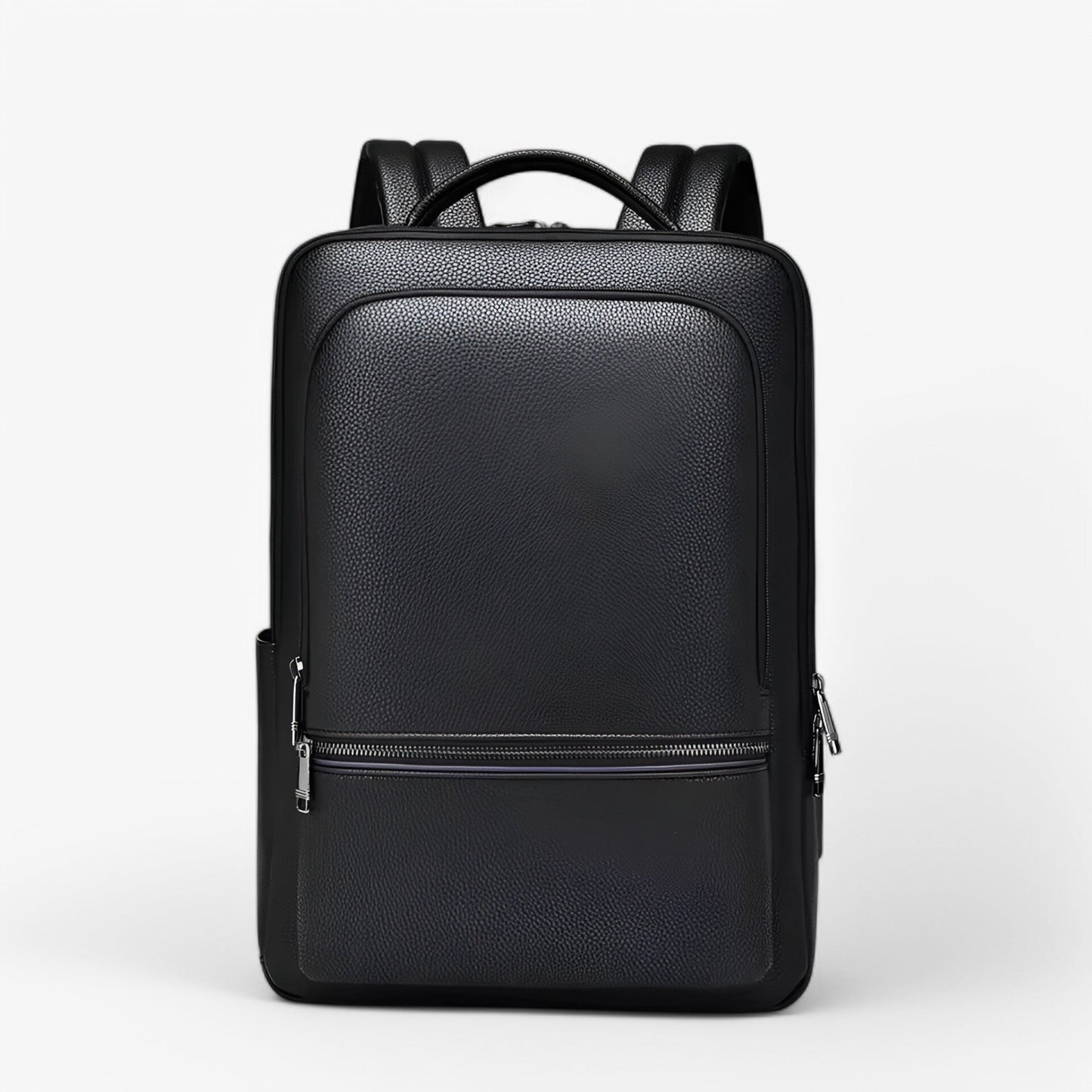 Elegant Leather Backpack with USB Port – Stylish Laptop Bag for Work & Travel | PU Leather, Softback, 15.6-Inch Capacity & Charging Function