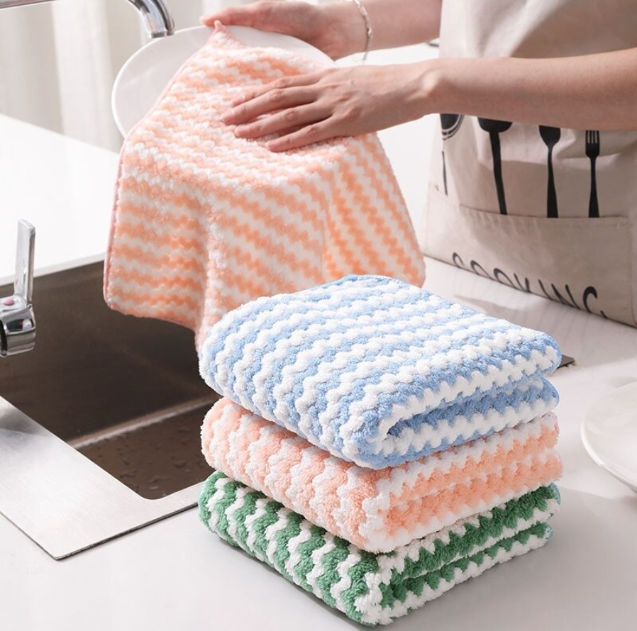 WONDER WIPE – High-absorption microfiber cleaning cloths for kitchen, car, and home