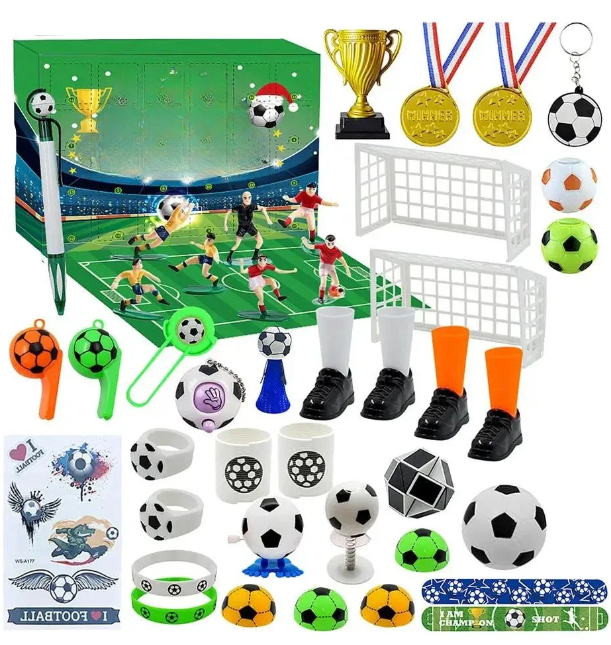 BOXCALENDAR – Football-Themed Advent Calendar with 24 Daily Stadium Surprises