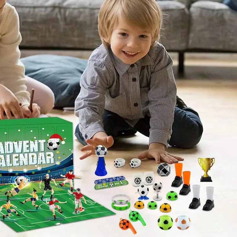 BOXCALENDAR – Football-Themed Advent Calendar with 24 Daily Stadium Surprises
