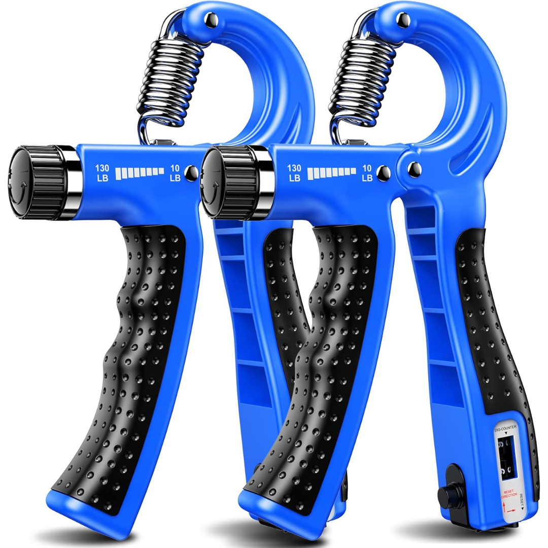 GRIPMASTER – Adjustable hand trainer in a set of 2 for more grip strength & flexibility
