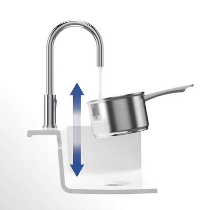 Villeroy & Boch - Umbrella Flex - Kitchen Faucet - Polished Stainless Steel - 389mm Spout Height 6