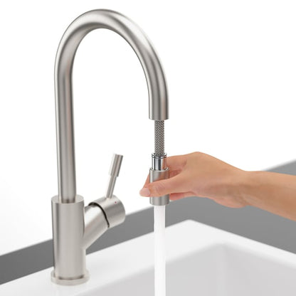 Villeroy & Boch - Umbrella Flex - Kitchen Faucet - Stainless Steel - 389mm Height 4