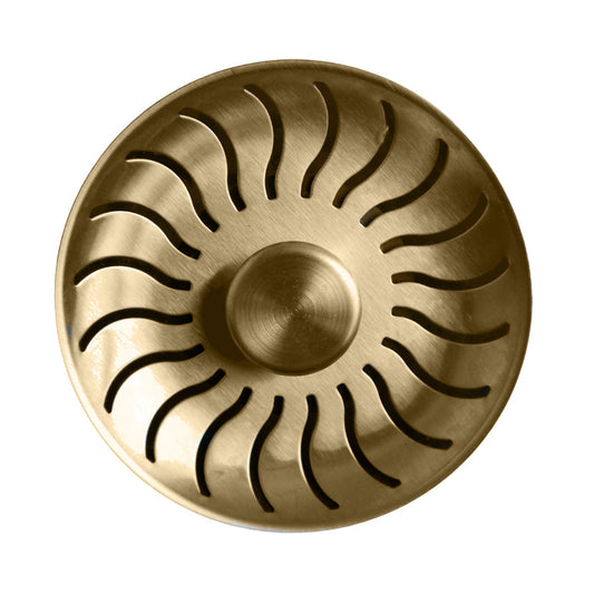 Gold Basket Strainer - 97mm - Durable Metal Drain Solution - Easy Clean 1