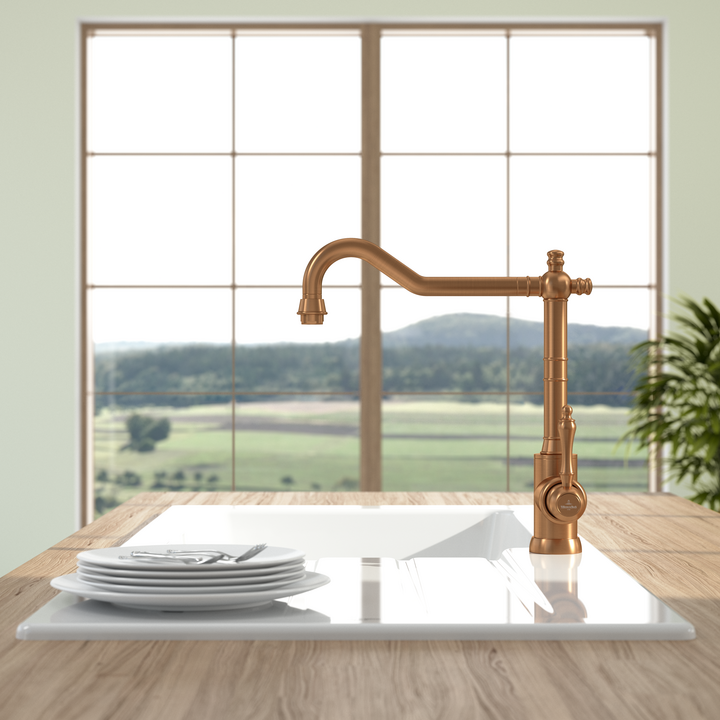 Villeroy & Boch Avia 2.0 Bronze Kitchen Tap – Classic Brushed Bronze