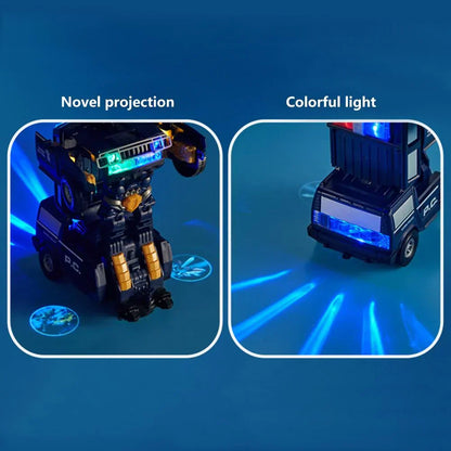 ROBOCAR – Transforming Police Car Robot with Lights & Sound