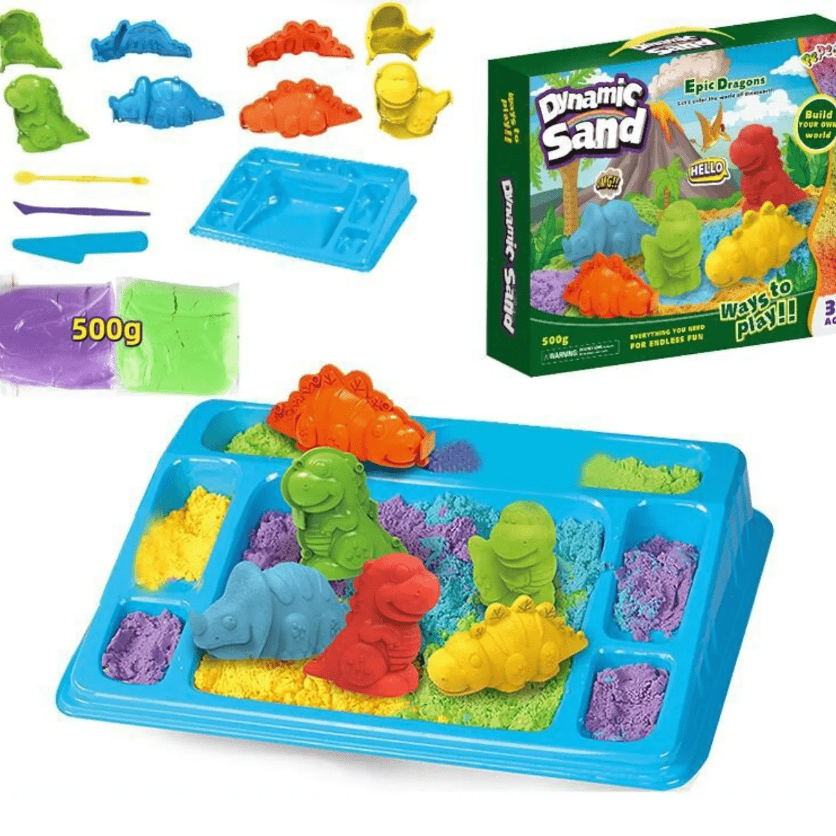 IMAGISAND CREATIONS – Moldable Fantasy Sand for Creative Play