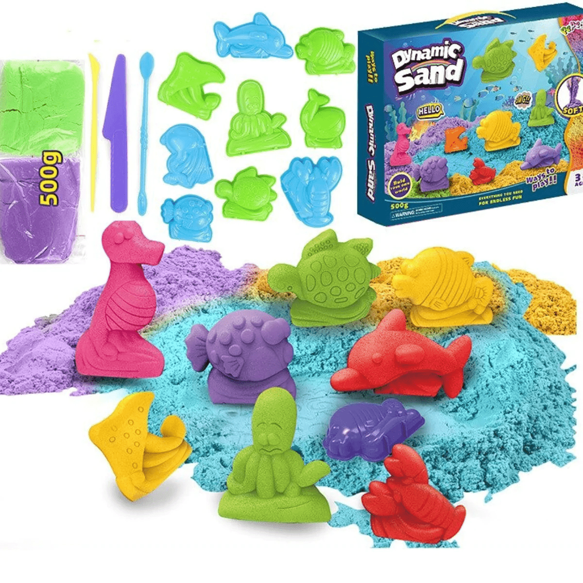 IMAGISAND CREATIONS – Moldable Fantasy Sand for Creative Play