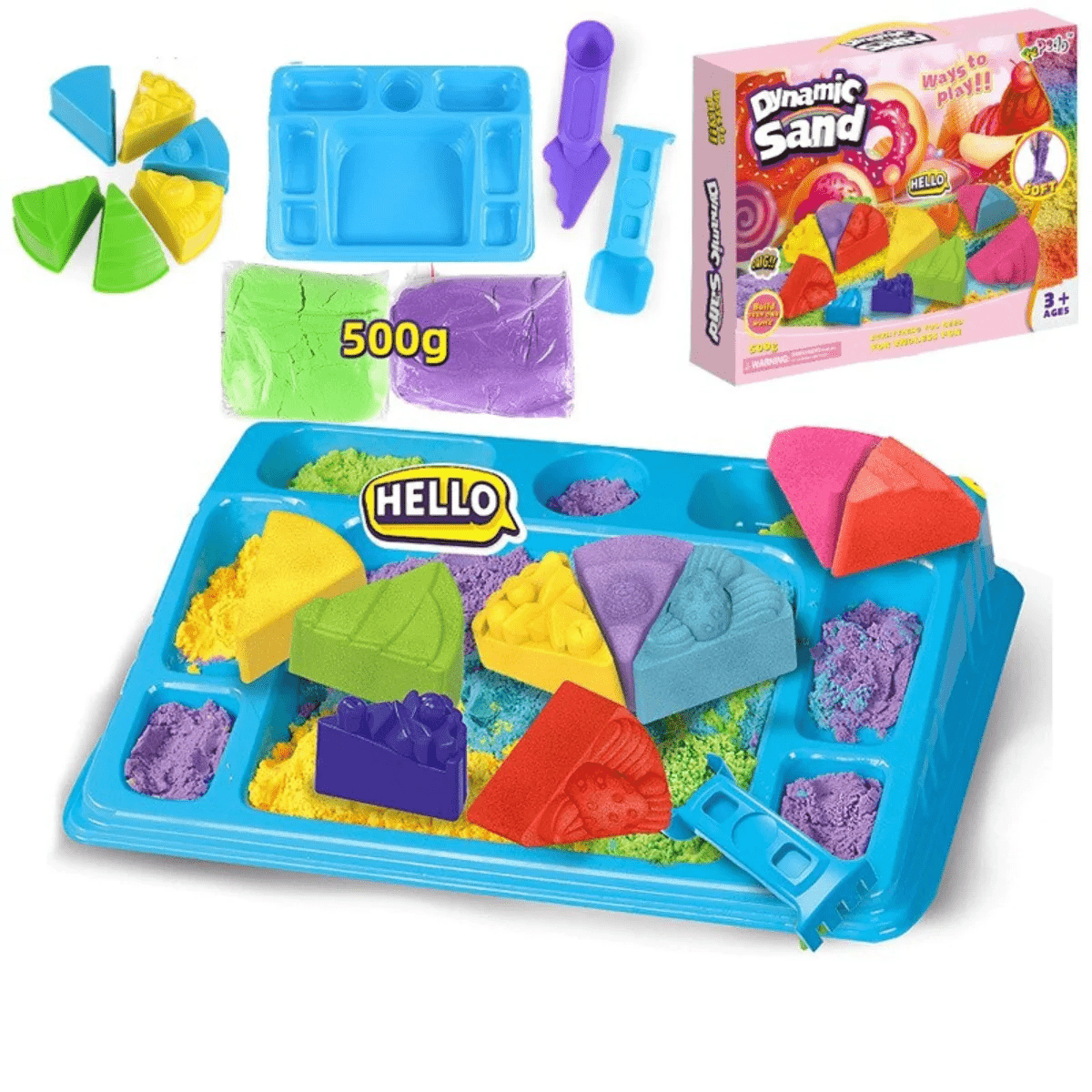 SANDCRAFT – Creative Kinetic Sand Set for Imaginative Play