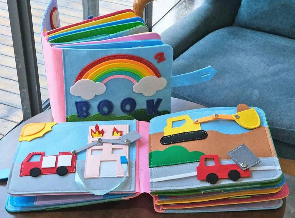WONDERBOOK – Montessori Learning Book with Interactive Stories and Activities